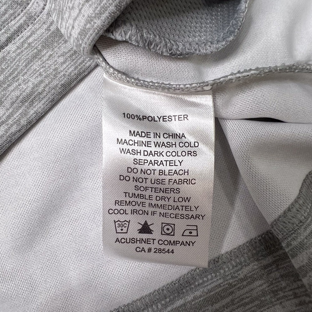 Footjoy Titleist Team Issue Pullover Hoodie Mens Size Medium Heathered Gray - Picture 4 of 11